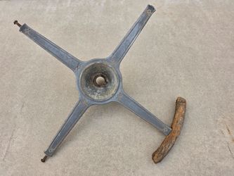 Original 1928 Buick Car Steering Wheel 4 Spoke Aluminum Center Hub 28