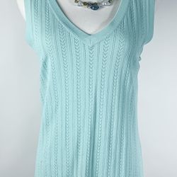 Austin Reed Marlene Light Green V-Neck VEST NWT! Size PL.