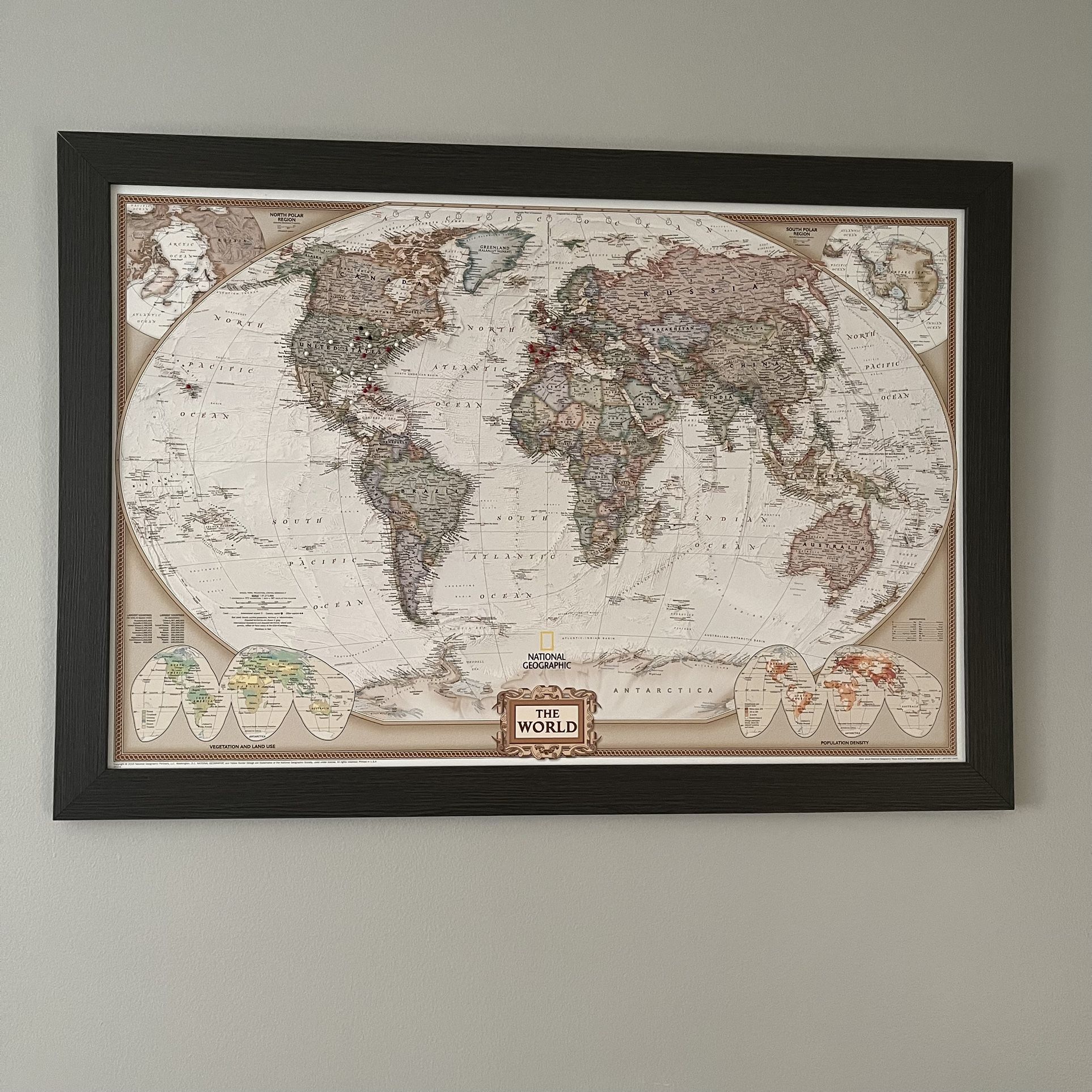 Push Pin Travel Map