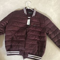 New Members Only Varsity Puffer Jacket 