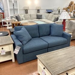 New 76” 2 Piece Modular Sofa