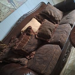 Classic Brown Sofa