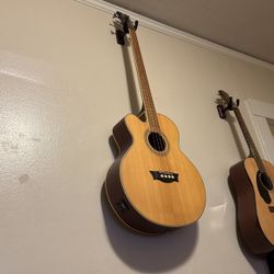 Left Handed Acoustic Bass 