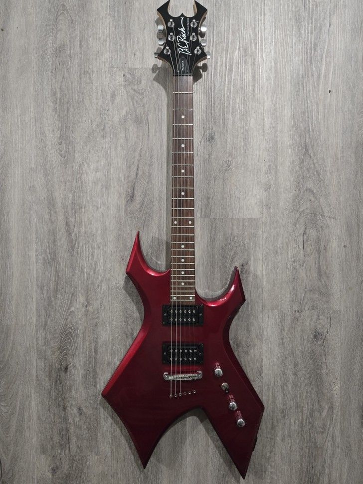 Early 2000s B.C. RichWarlock Platinum Series Electric Guitar W Upgraded Pickups