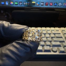 10k Gold Nugget Ring