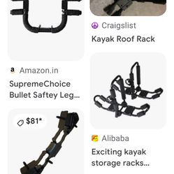 Universal Kayak Carrier And Roof Rack