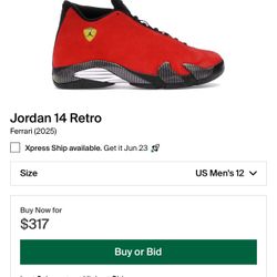 Ferrari 14 Size 12