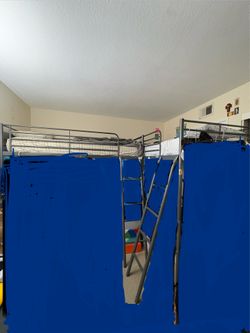 FREE two twin loft beds (no mattress) just frame