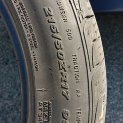 1 Used Tire 215/50/17 $45obo
