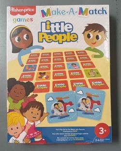 NEW SEALED Fisher Price Make-A-Match Little People Game Memory Game Toy just $8