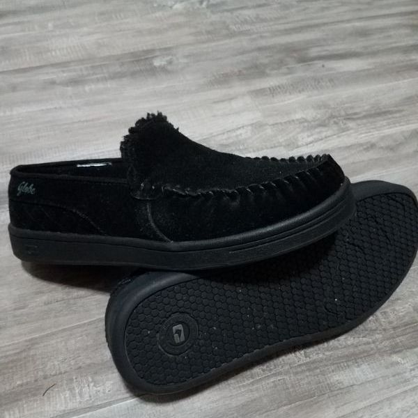 Men's Black GLOBE Slippers Size 10