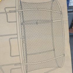 14 Foot Trampoline Enclosure And Jumping Surfice