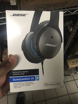 Bose Acoustic noise cancelling quiet comfort 25