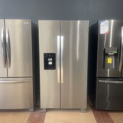 Whirlpool Side By Side Refrigerator Stainless Steel 