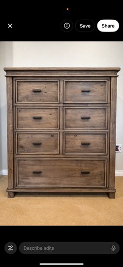 Rustic wood Dresser