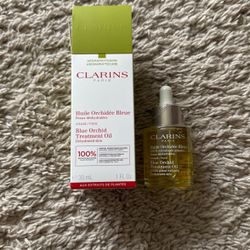 Clarins Blue Orchid Treatment Oil! Brand New Sealed! 