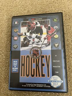 NHL Hockey 1991, Sega Genesis, Great Condition, Tested