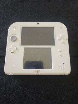 Nintendo 2DS Launch Edition 4GB White & Red Handheld System