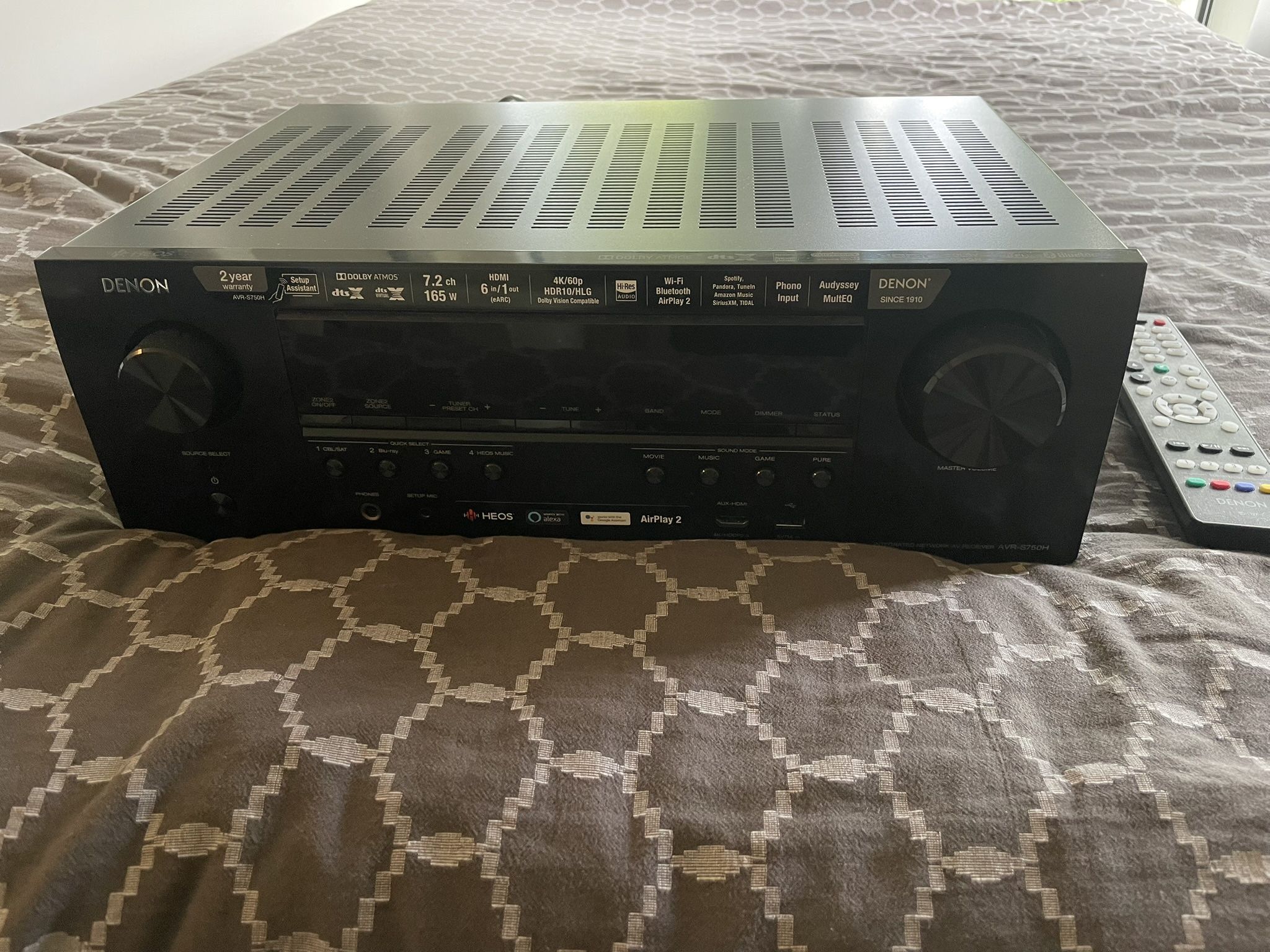 Denon AVR S750H Home Theatre Receiver
