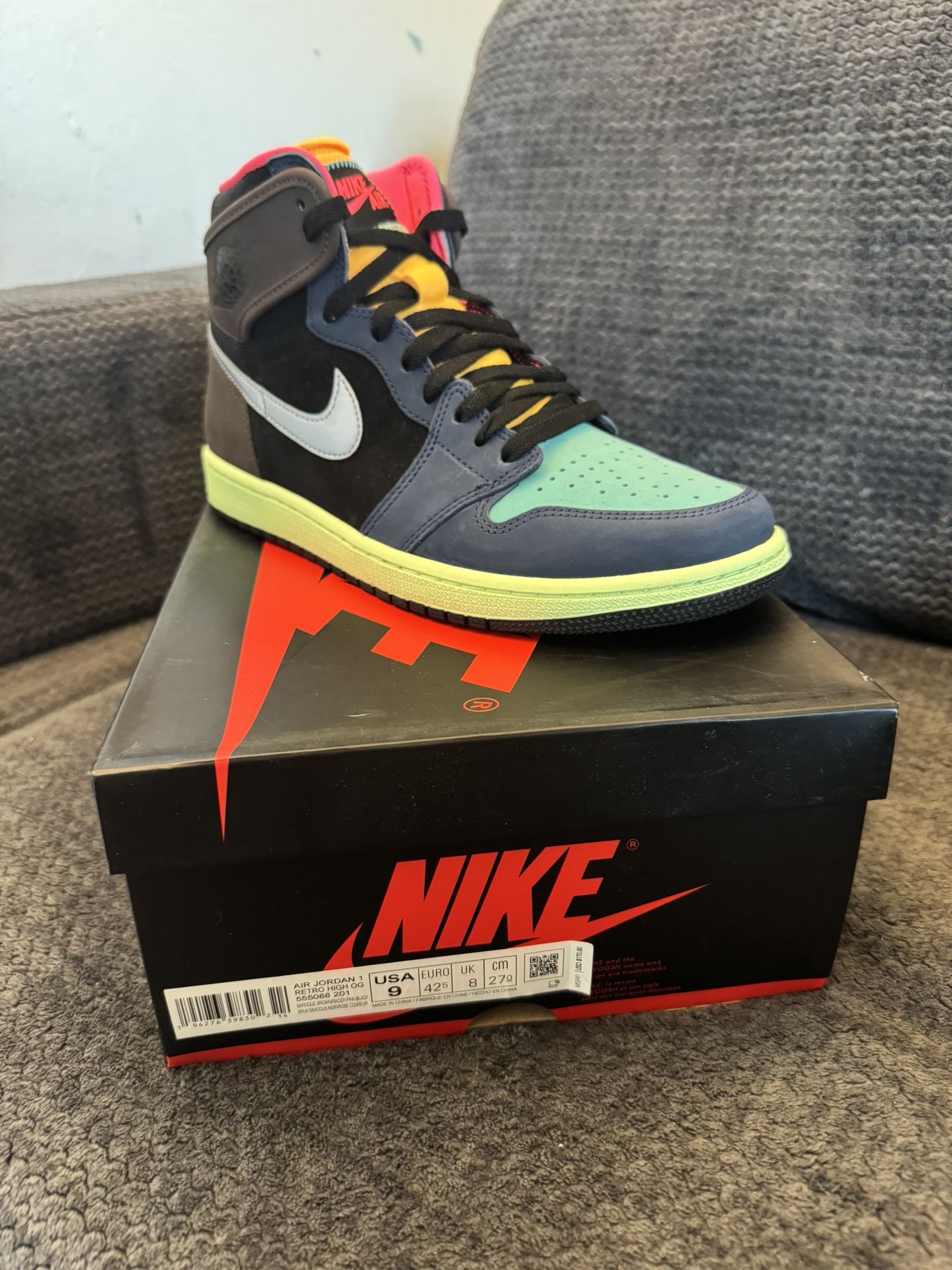 Air Jordan 1 High OG “Tokyo Biohack” Size 9.