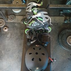 Helmet, Roller Skates, Heel Roller Skates.