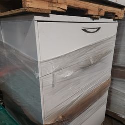 2 Drawer Filing Cabinet 'White' 