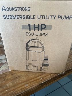 Aquastrong submersible utility pump 1 HP