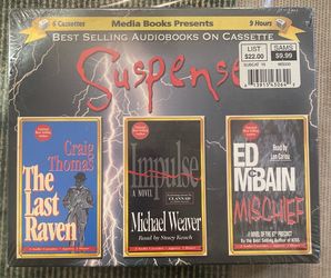 SUSPENSE Audio books on cassette