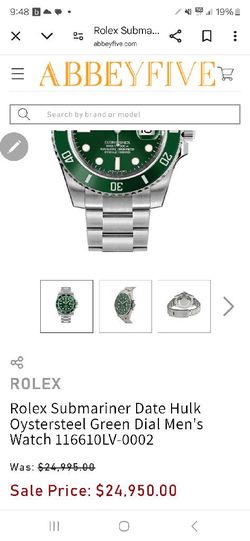 Rolex Submariner Men's Watch