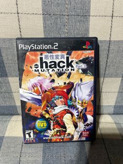 Bandai .hack Mutation Part 2 PS2 (2003) Anime DVD Included