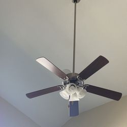 52 inch builder ceiling fan with light kits 3000k