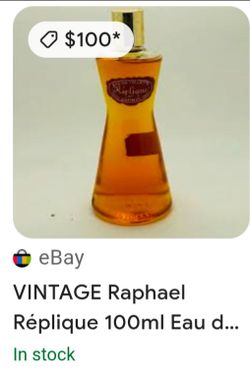 vintage Raphael Paris Replique Eau de Toilette
