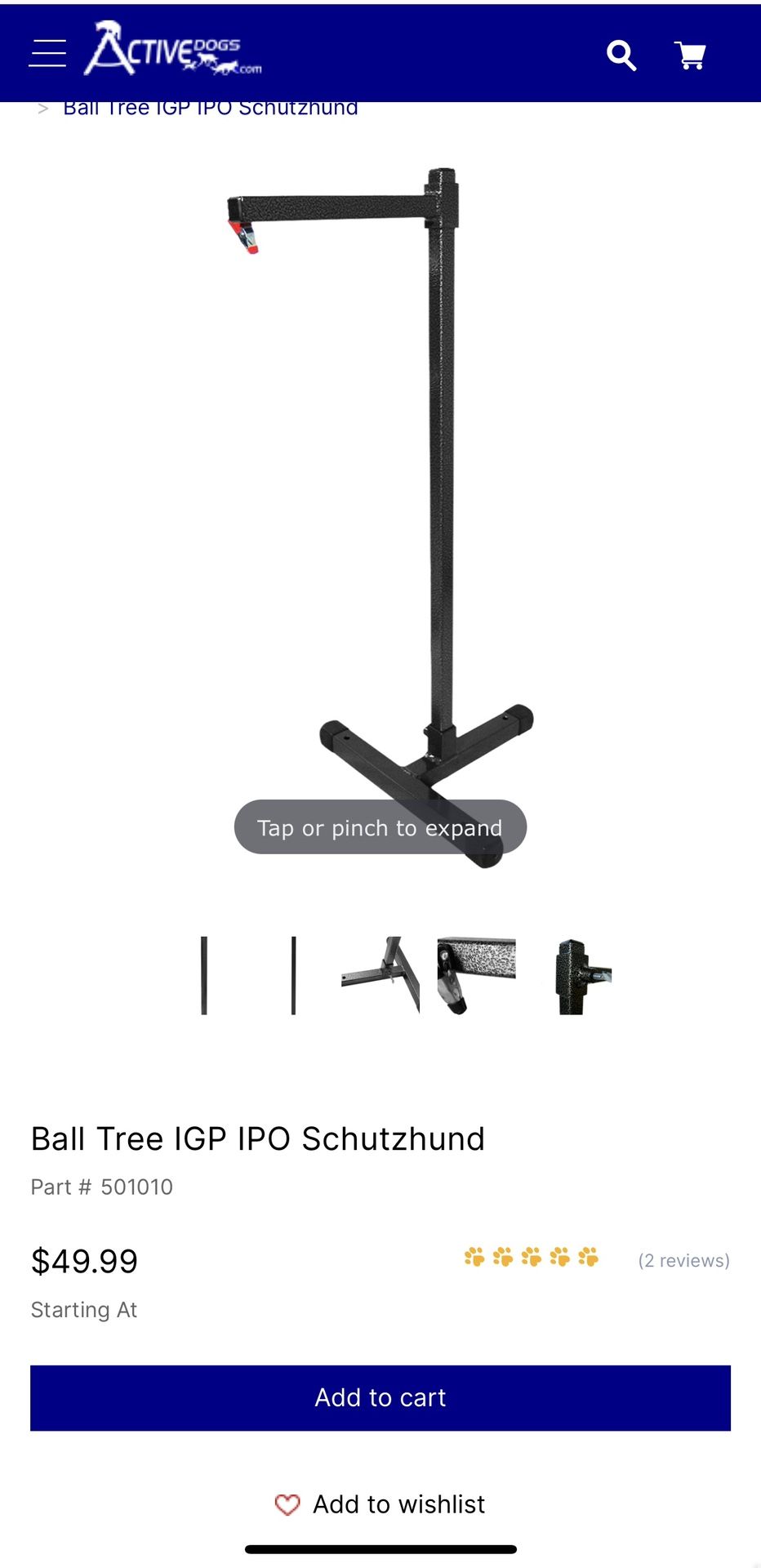 Ball Tree IGP IPO Schutzhund Dog Training Active Dogs