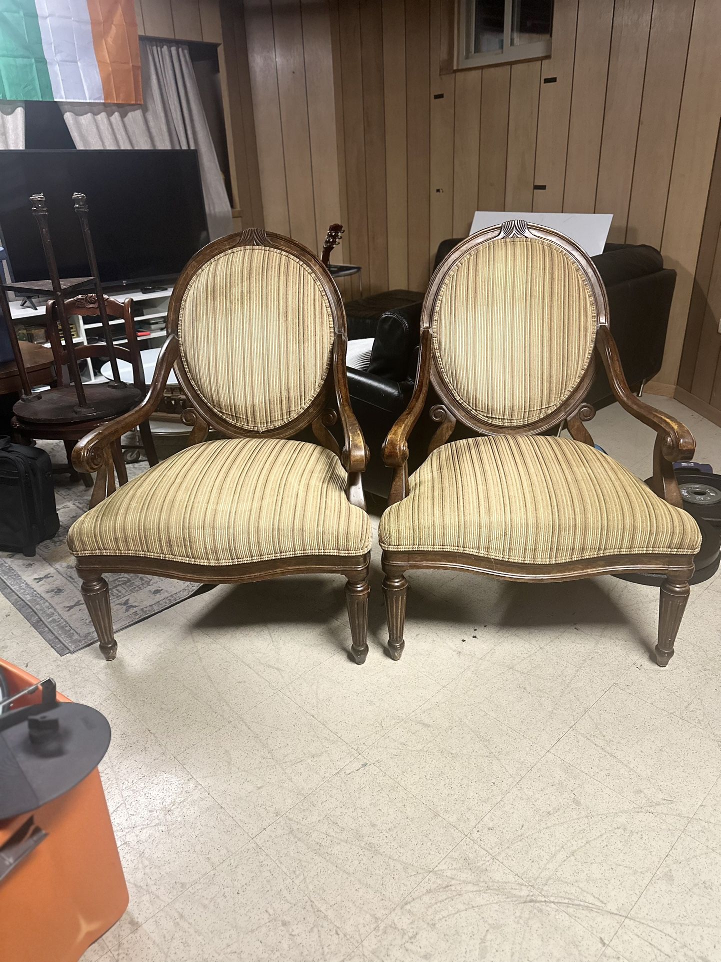 Pair Of Oversized Armchairs