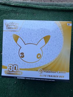 celebration ETV(POKEMON CENTER) 30th celebration ETB