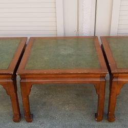 Antique Chinese ,Asian Tables, Set Of 3
