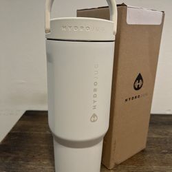 HydroJug Sport - Stainless Steel Tumbler with Straw, Vacuum Insulated, 40oz Leakproof Water Bottle, Ergonomic Design, Reusable, Dishwasher Safe, Rubbe