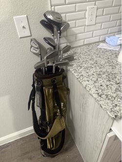 Beginner Golf Club Set w/ Cleveland Stand Bag – $75 OBO