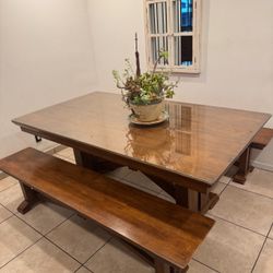 Picnic Style Dining Table 