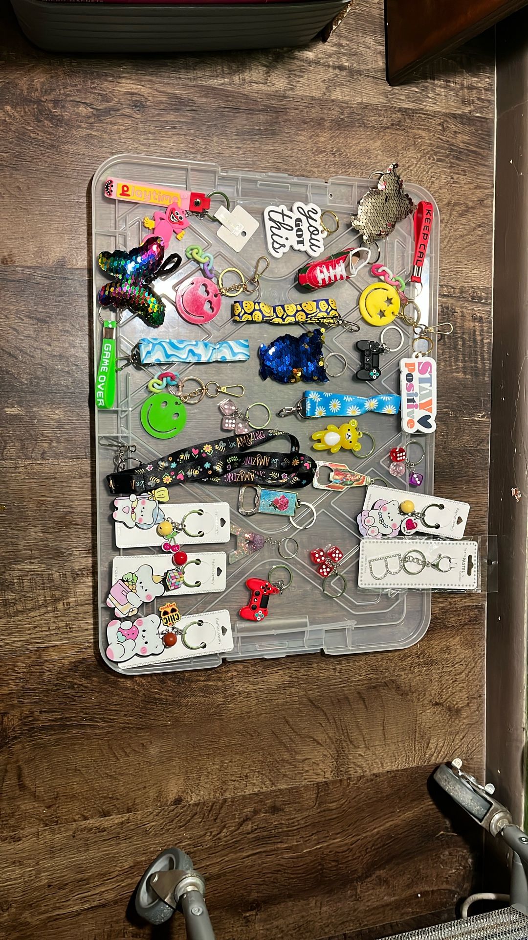 Assorted New Keychains And Lanyards
