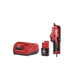 Milwaukee M12 Trap Snake 12V Lithium-lon Cordless Toilet and Urinal Auger Power Driver w/ 1.5AH Battery and Charger