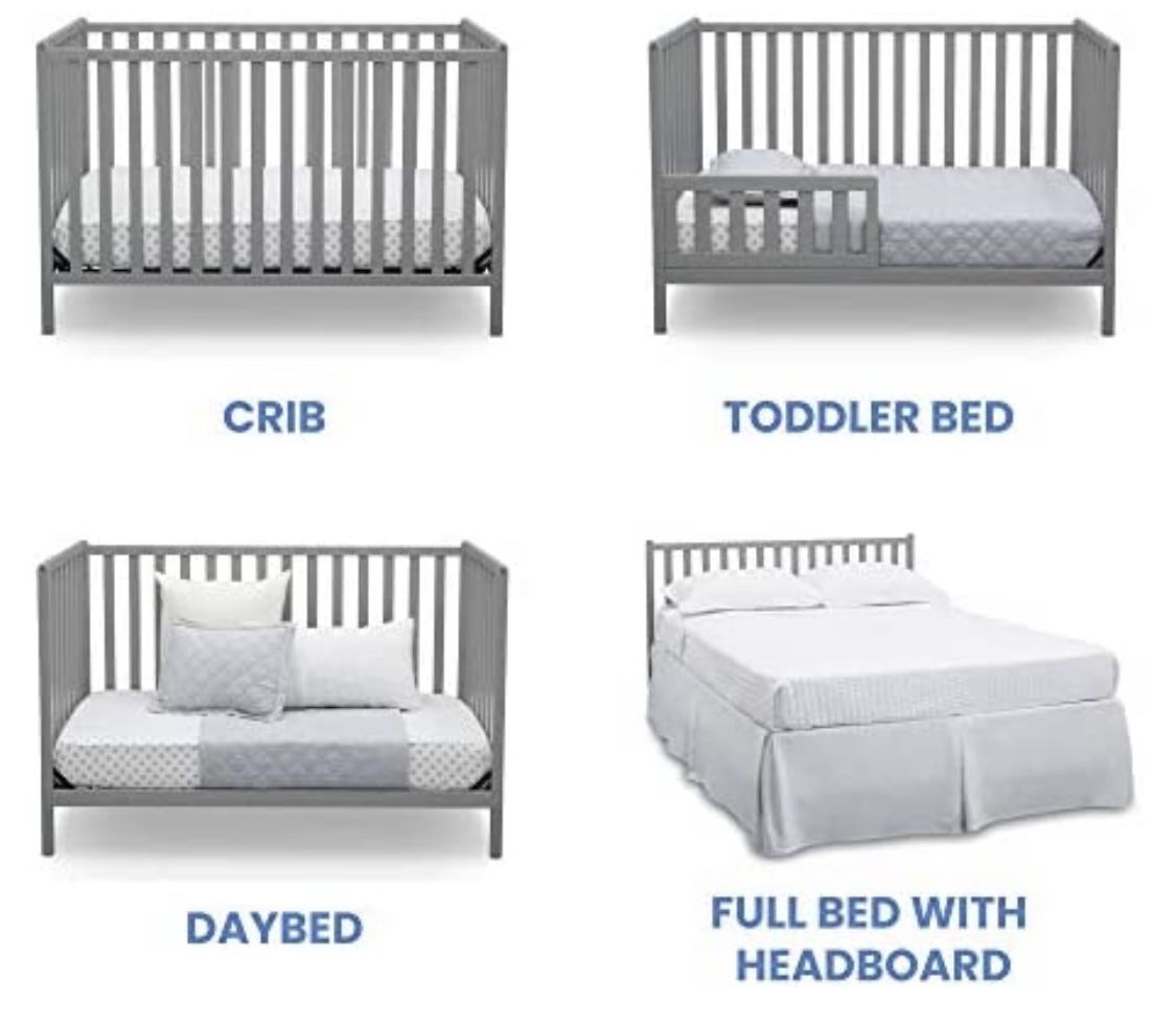 Delta 4 In 1 Convertible Crib & Mattress for Sale in Newberg, OR OfferUp