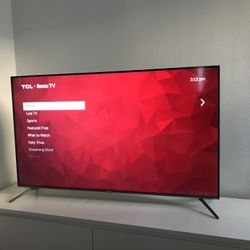 55” TCL Roku TV