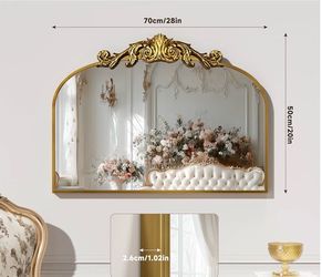 Hold Arched Wall Mirror