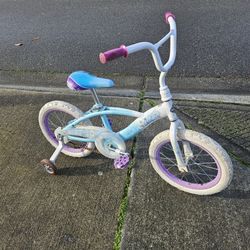 Kids Bike Huffy Frozen 16", 3-7 Years, Good Condition 