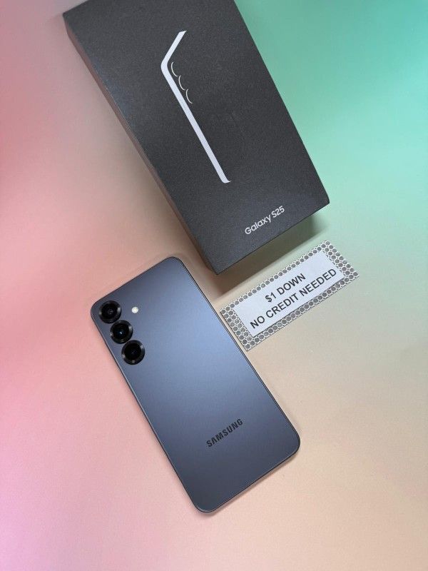 Samsung Galaxy S25 5G Unlocked - Only $1 Today Pay The Rest Later!