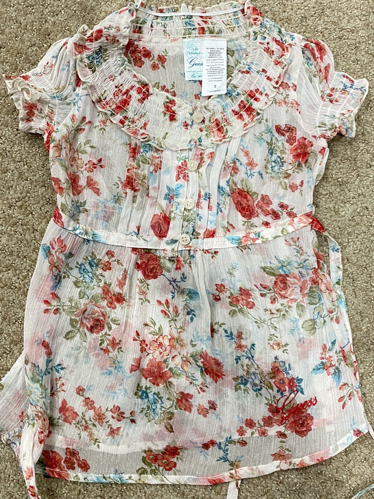 Girls Size 5 Top