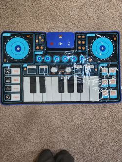Dj mixer jam electronic turntable mat.