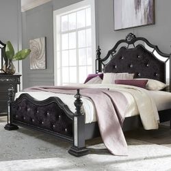 Diana Ediana Black Bedroom Set

