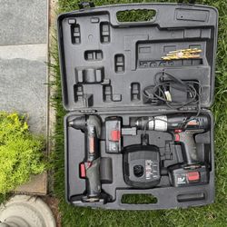Craftsman 19.2v Set combo  With Case 